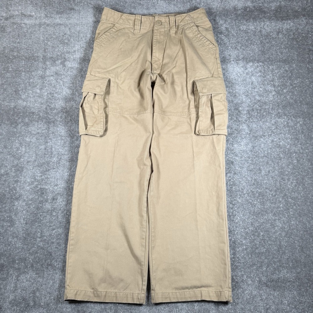 Timberland Pants Men's 32x30 Beige Cargo Wide Leg Utility Cotton Outdoors‎